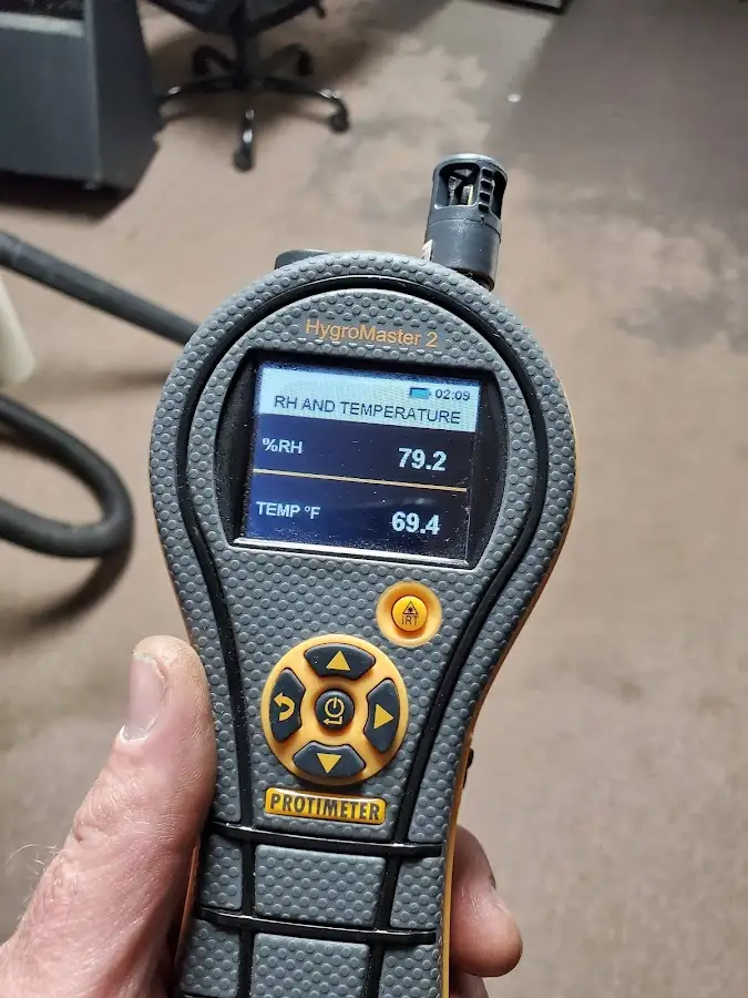 Moisture meter humidity assessment for Mold Remediation & Removal in The Village of Indian Hill
